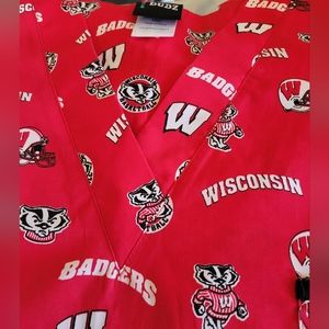 Badgers New scrub top. Unisex